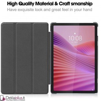 Dirbtinės odos atverčiamas dėklas - raudonas (Lenovo Tab 10.1 (ZAEH0040PL/ZAEH0028SE) Dirbtinės odos atverčiamas dėklas - raudonas (Lenovo Tab 10.1 (ZAEH0040PL/ZAEH0028SE)